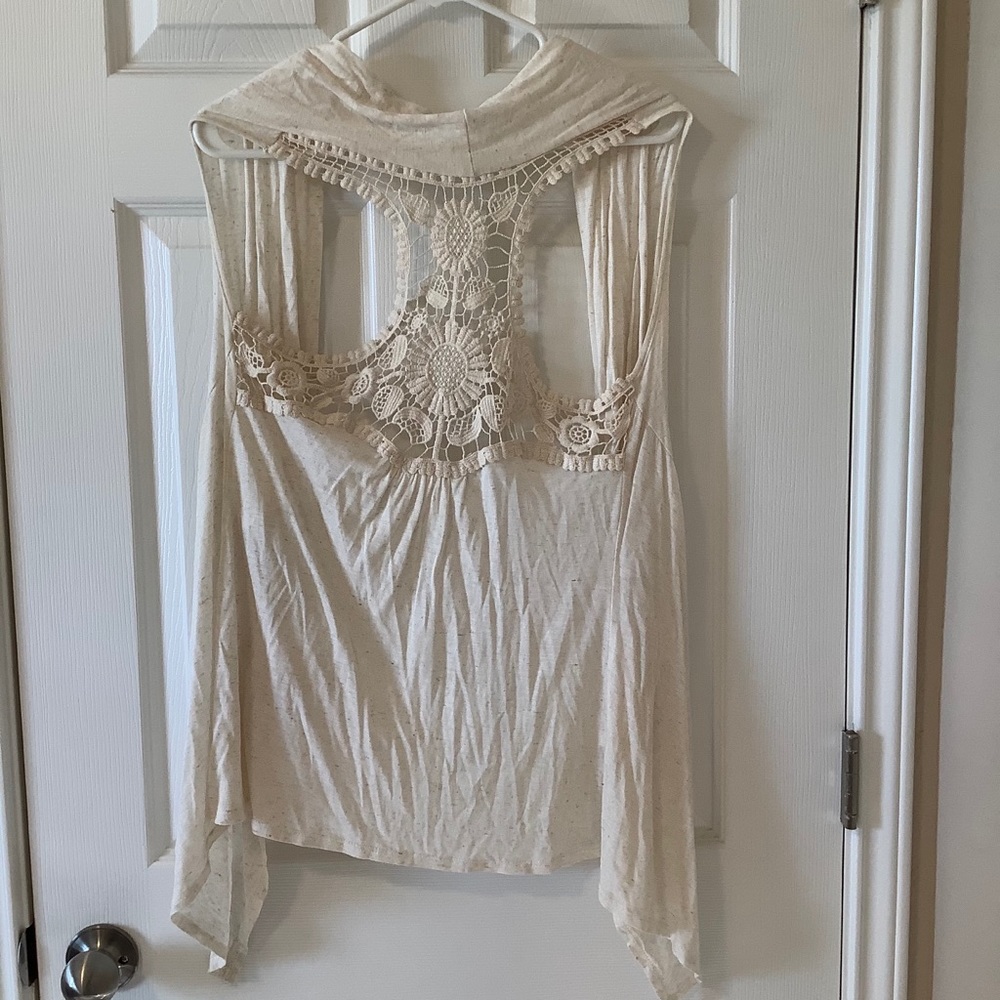 Open stitch cardigan